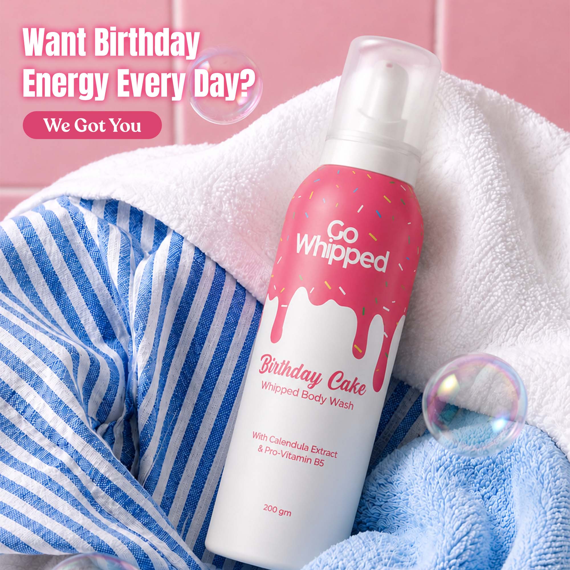 Birthday Cake Whipped Body Wash | 200 ML