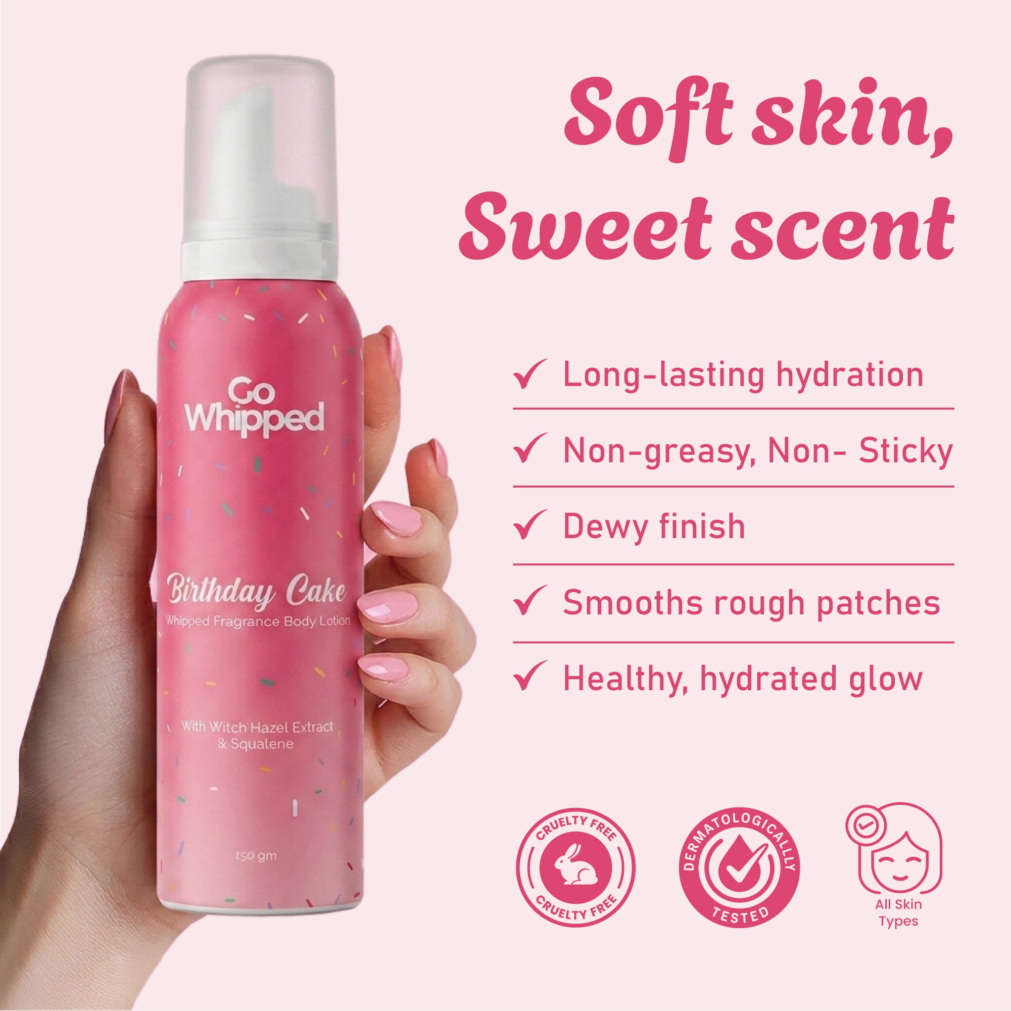 Birthday Cake Whipped Body Lotion | 150 ML