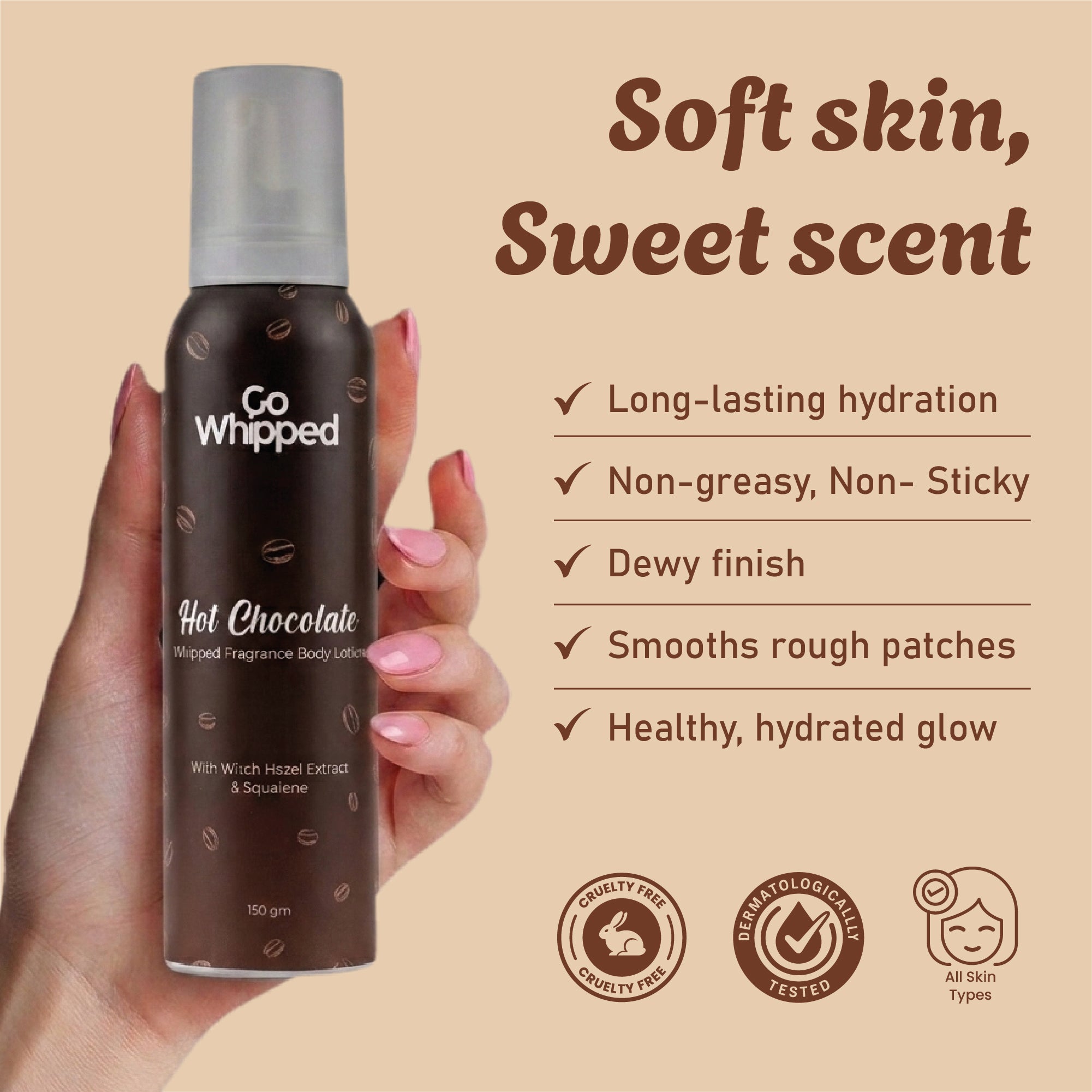 Hot Chocolate Whipped Body Lotion | 150 ML
