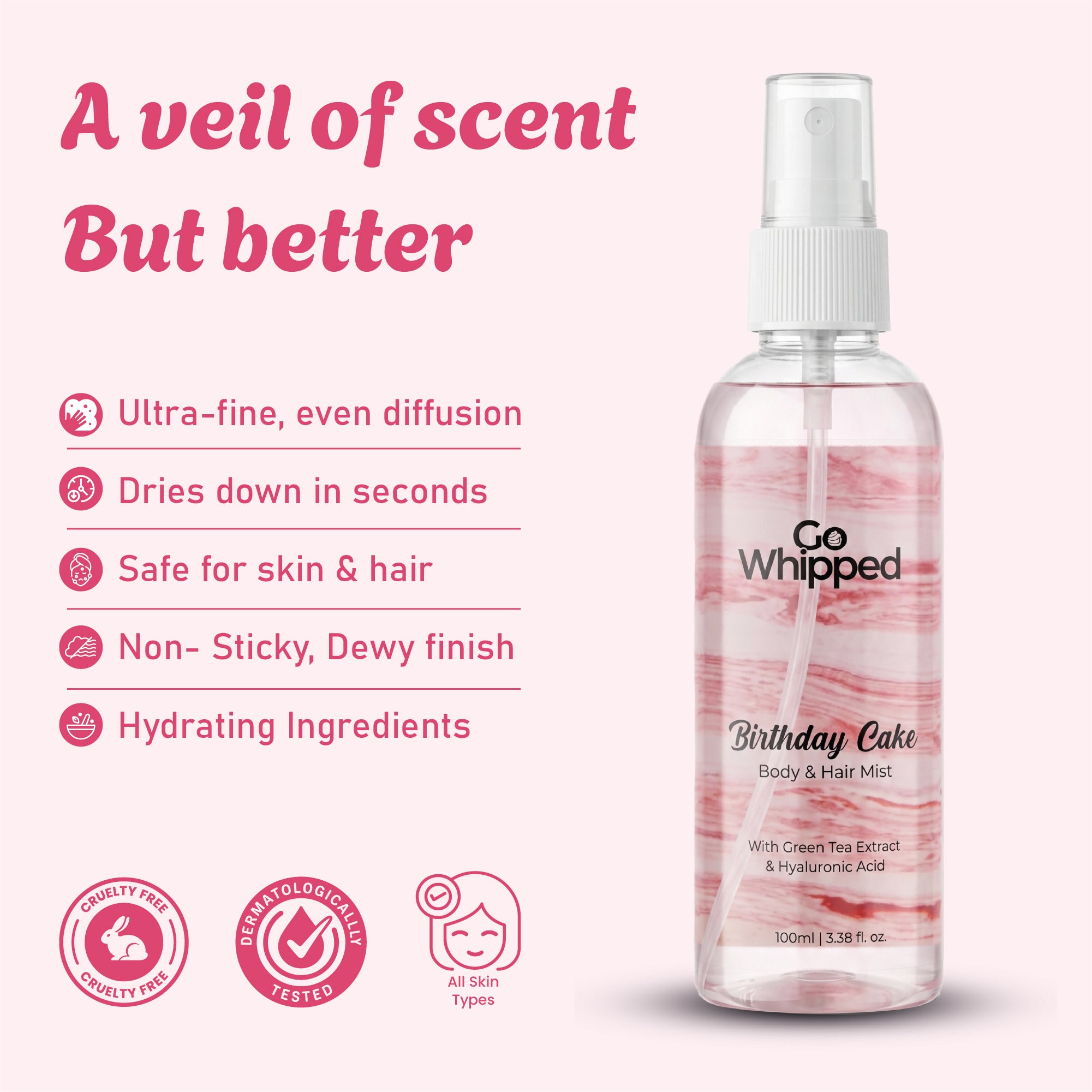 Birthday Cake Body & Hair mist | 100 ML