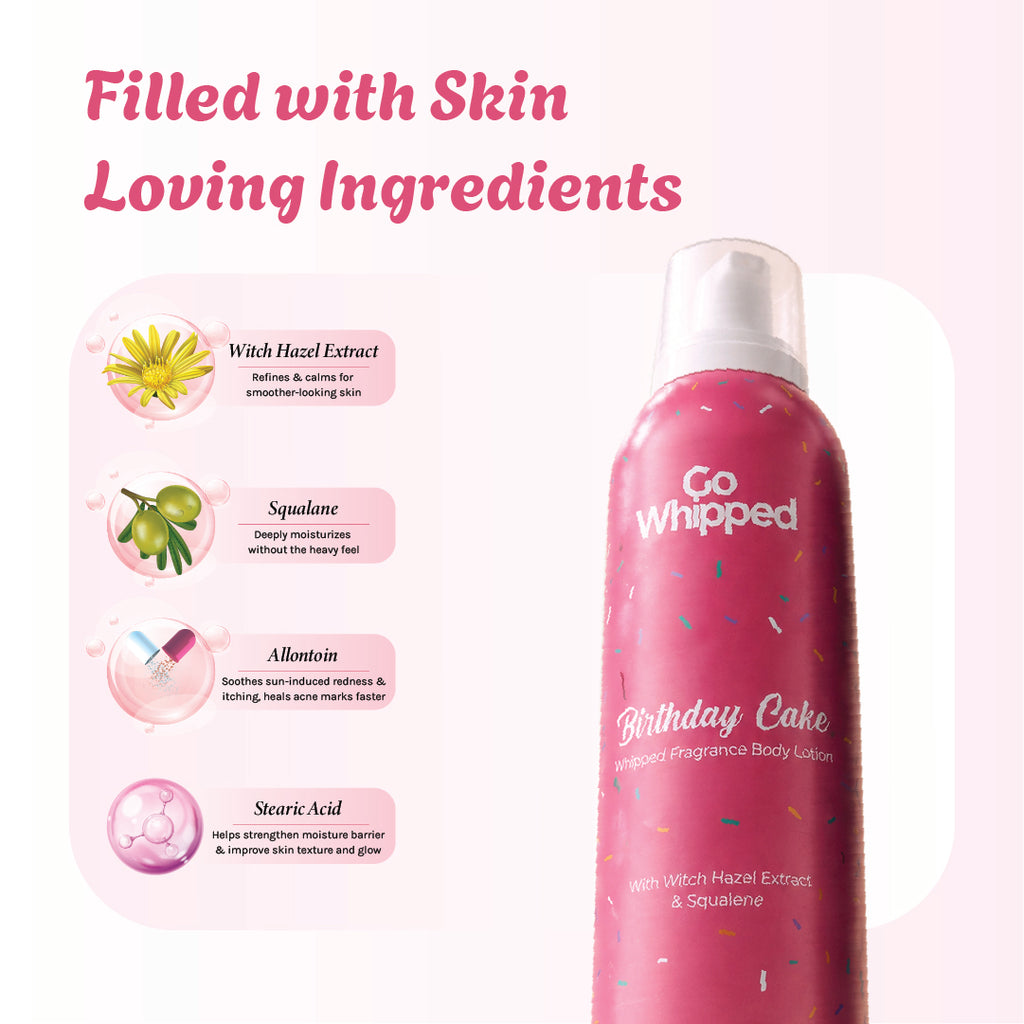 Birthday Cake Body Treat duo