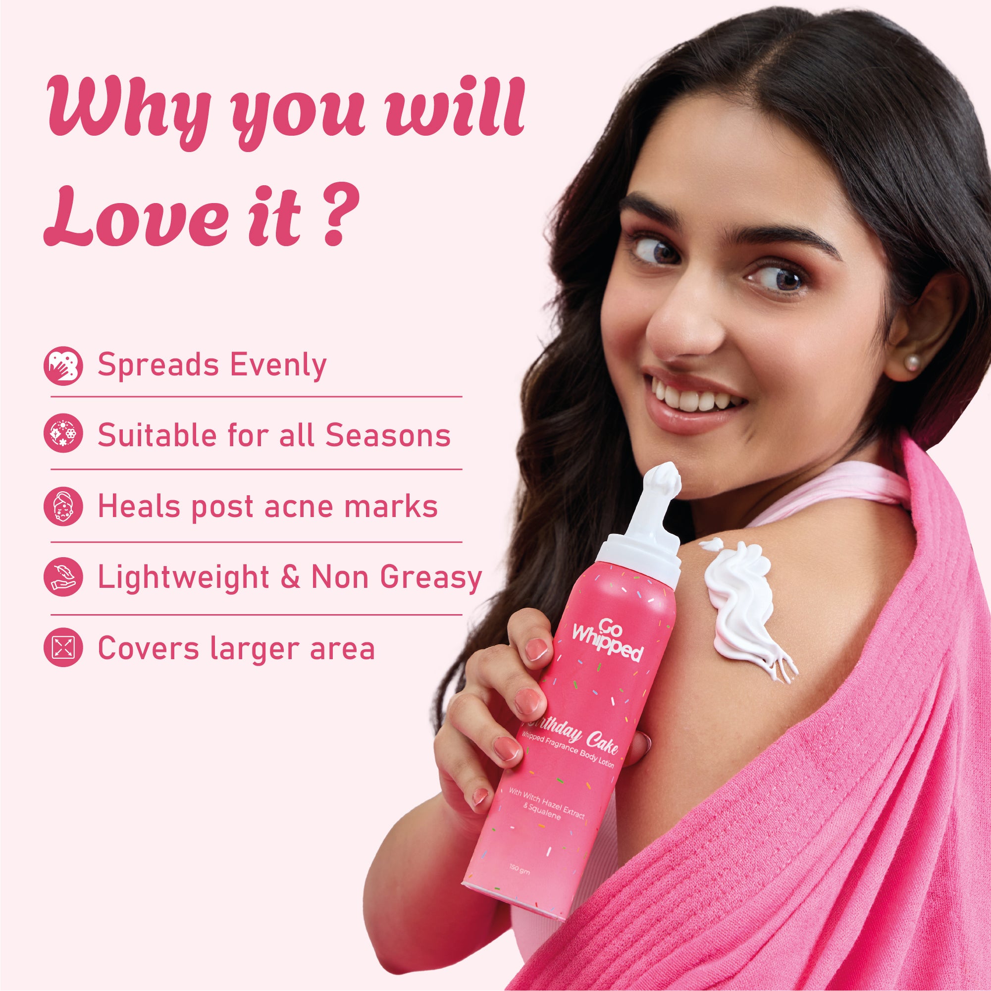 Birthday Cake Whipped Body Lotion | 150 ML