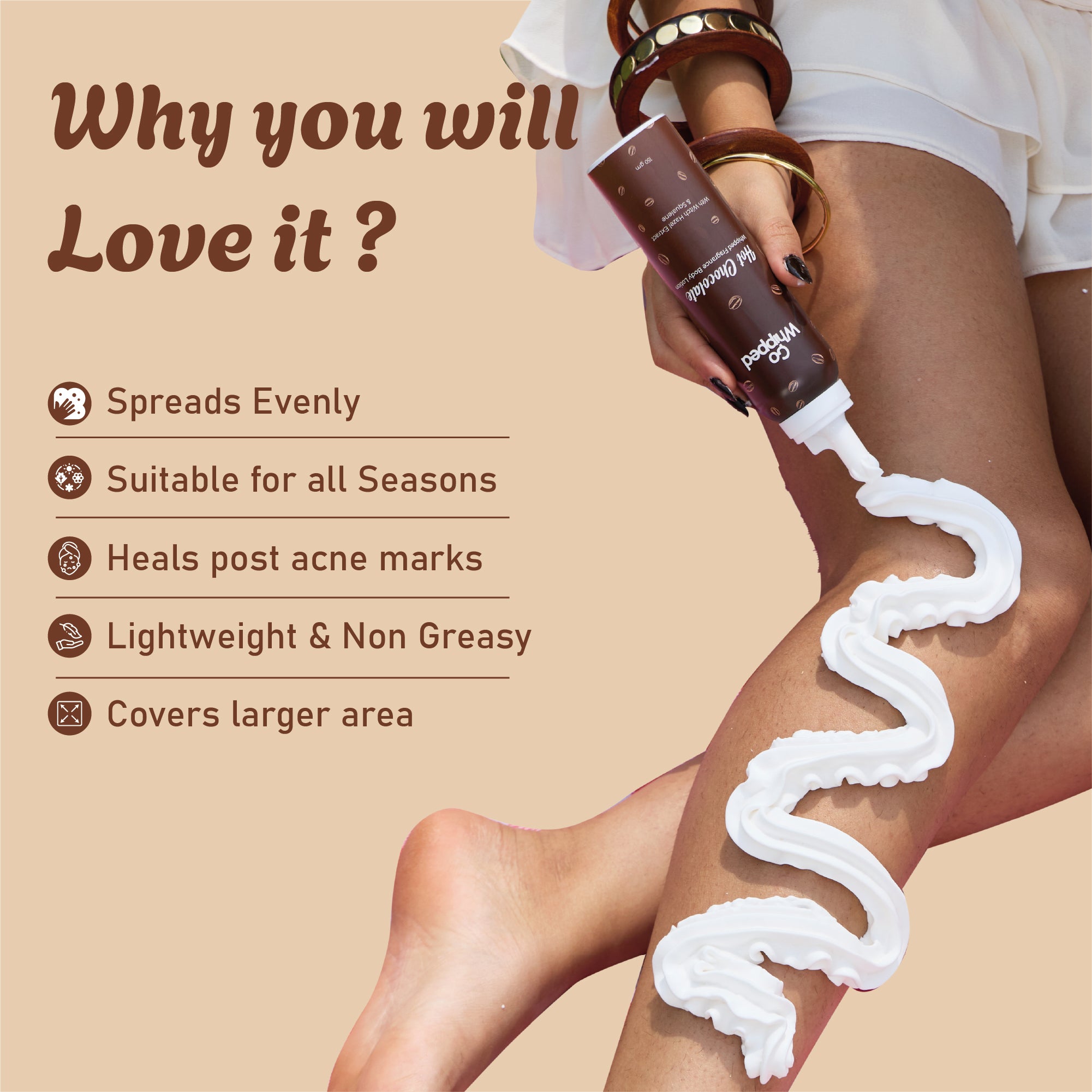 Hot Chocolate Whipped Body Lotion | 150 ML