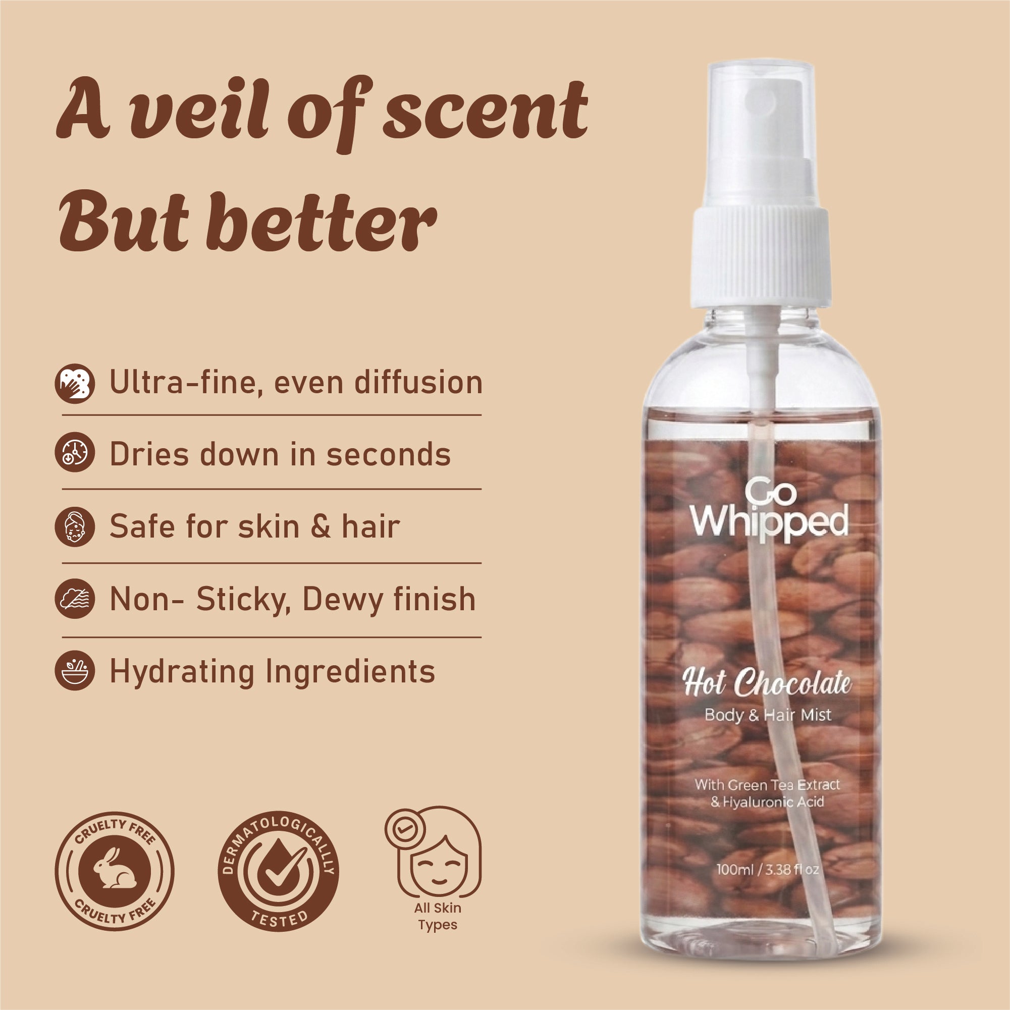 Hot Chocolate Body & Hair mist | 100 ML